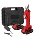 Foarfeca electrica fara fir de 21V, design ergonomic, durata lunga de viata a bateriei, cu 2 baterii