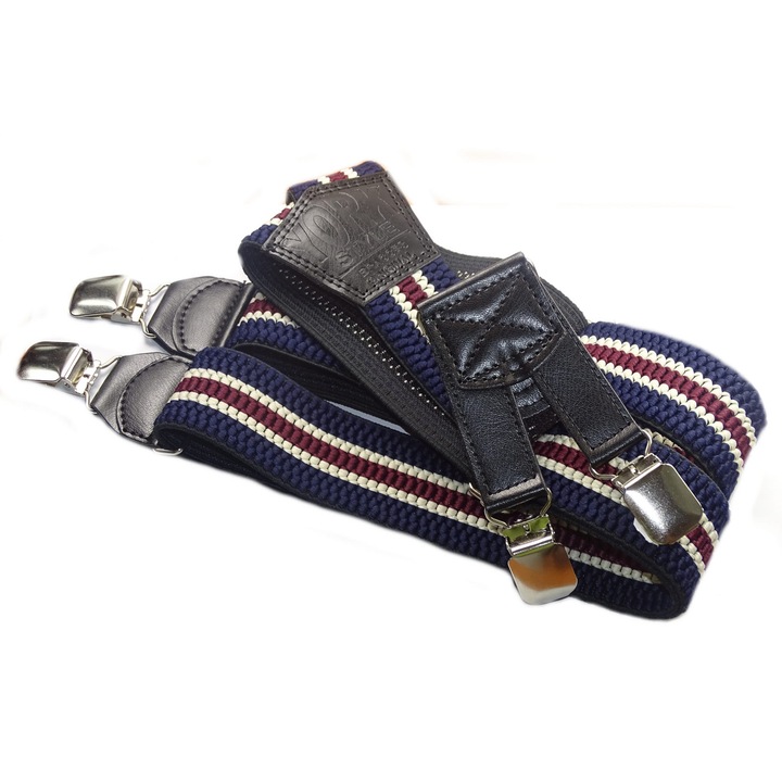 Мъжки тиранти, Kufer, 38 мм, регулируеми 75-110 см, многоцветни