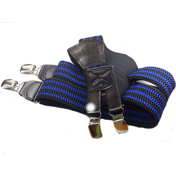 Мъжки тиранти, Kufer, 38 мм, регулируеми 75x110 см, многоцветни