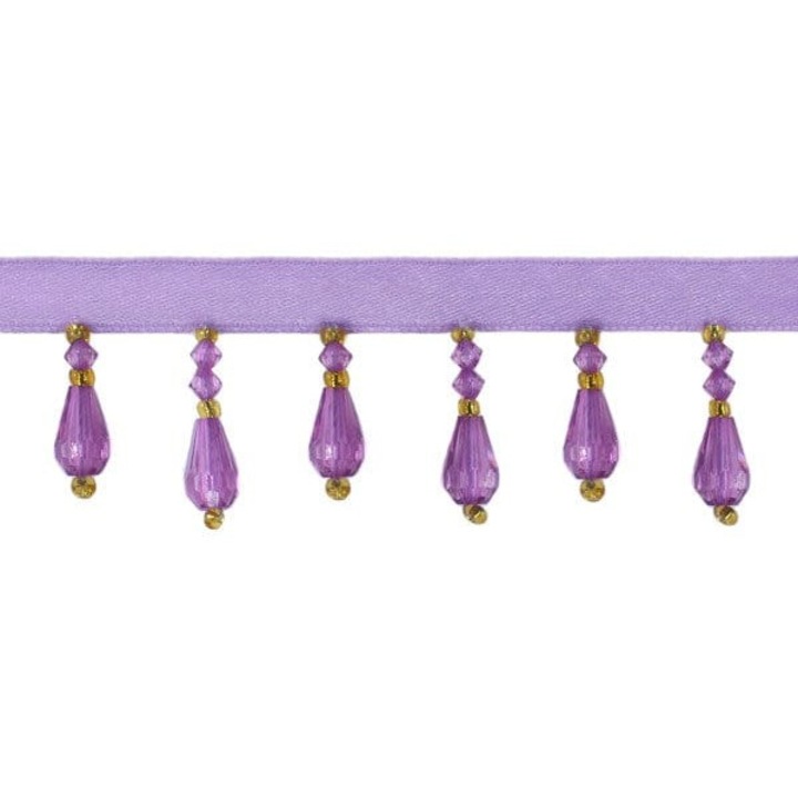 Banda cu margele Kufer TK-902, 10mm, lavanda, 1m