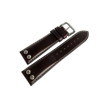 Curea de ceas Di-Modell Ikarus 1225-28242, 24 mm, Maro inchis, catarama argintie Curea de ceas Di-Modell Ikarus 1225-28242, 24 mm, Maro inchis, catarama argintie