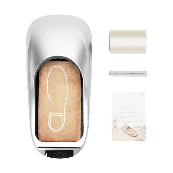 Automatikus cipővédő adagoló, kompakt kialakítás, US 11 méretig, többszínű, 60x27,5x18cm