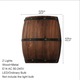 Aplica de perete, design rustic, lemn + metal, doua surse de lumina, 24x29cm