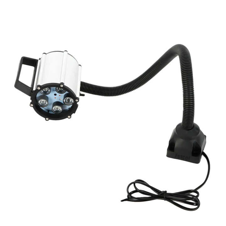 LED работна лампа, черна, гъвкава гривна 50 см, защита от вода и прах, 5W, 110-220V AC
