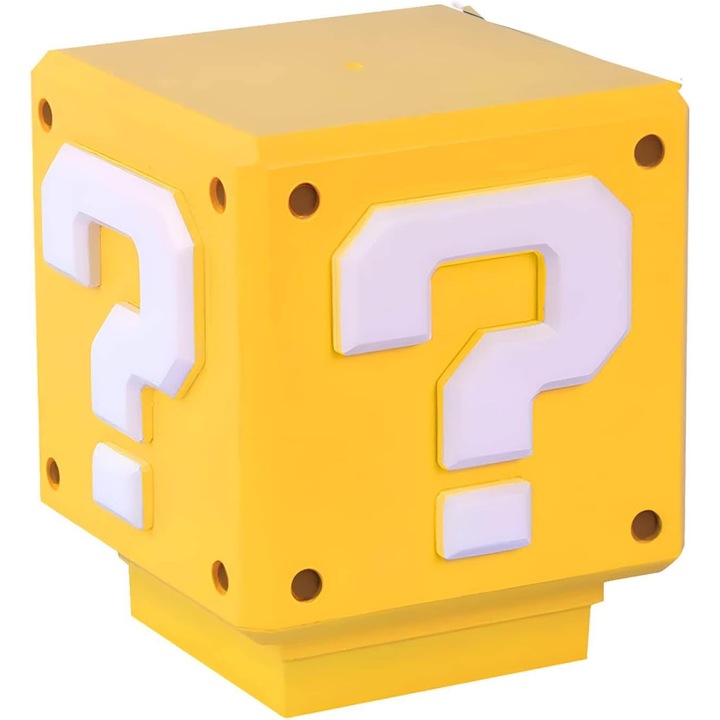 Veioza Super Bros, lampa LED integrata, 11cm, decorativa pentru copii