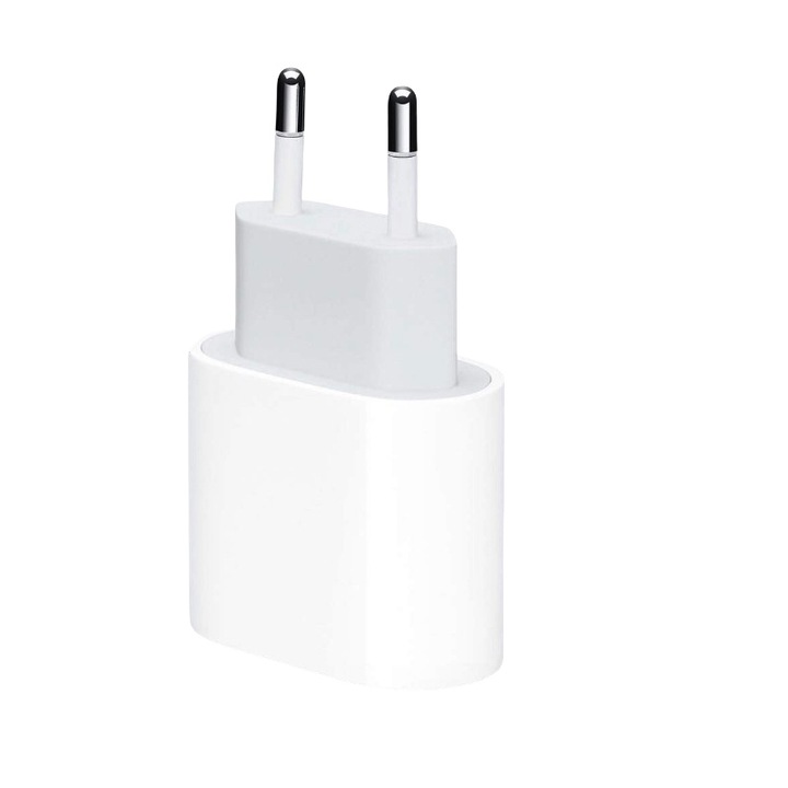 Gyorstöltő, 20 W, USB-C, fehér, utazáshoz