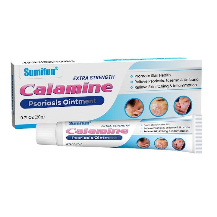 Lotiune calamina pentru ingrijirea pielii, 20g, crema, unisex, albastra