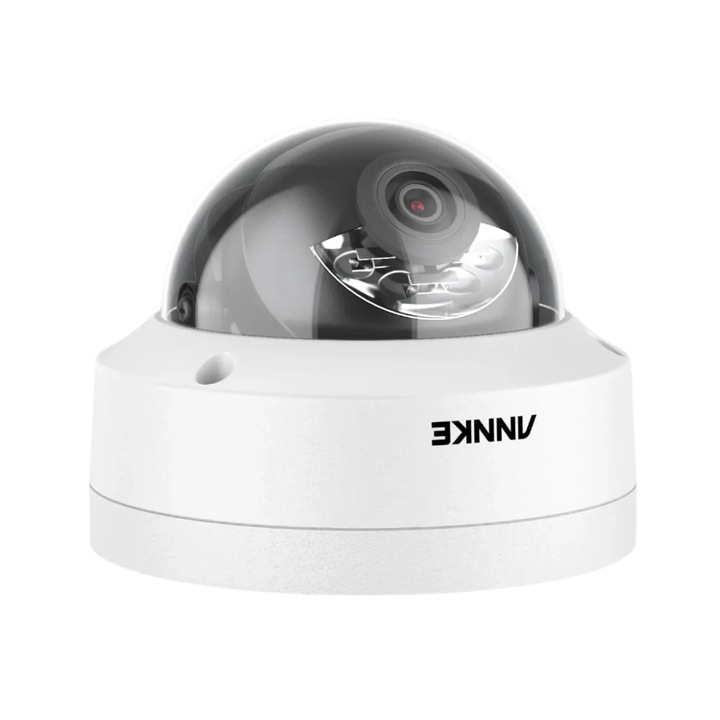 IP камера, 12MP, PoE, Аудио, Детекция на движение, Бяла