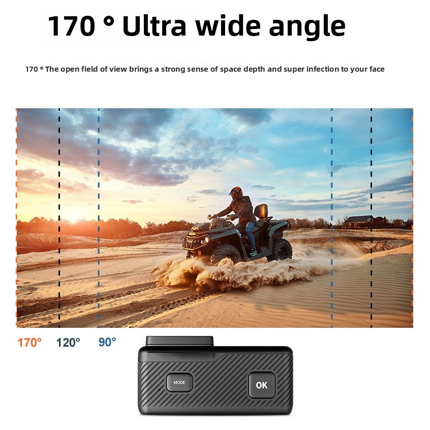 Arlira Action Camera 5K Ultra HD Con Doppio Schermo, Anti-Shake E Wi-Fi – Impermeabile Fino A 40m Per Sport Estremi - 2