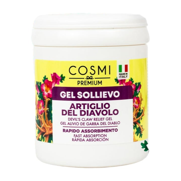 Gel pentru durere, gheara diavolului, calmant, absorbtie rapida, antiiflamator