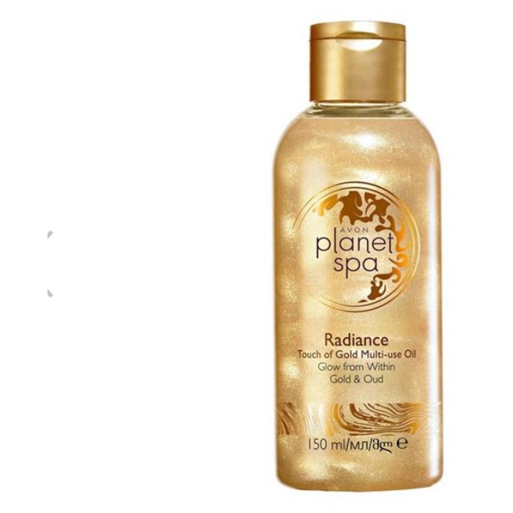 Többfunkciós olaj aranyrészecskékkel Planet Spa Radiance, AVON, 150 ml