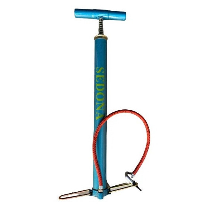 Pompa auto Sedona, roșie, 38mm x 450mm, tija groasă D=9mm