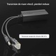 Разделител Gigabit PoE 48V към 12V, 1.2A, DC конектор, черен