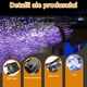 Pompa valuri acvariu, 10000L/h, rotatie 360°, putere ridicata, talpa de aspiratie mare, cablu de alimentare 1.9m, potrivit pentru acvarii de 1.2-1.5m