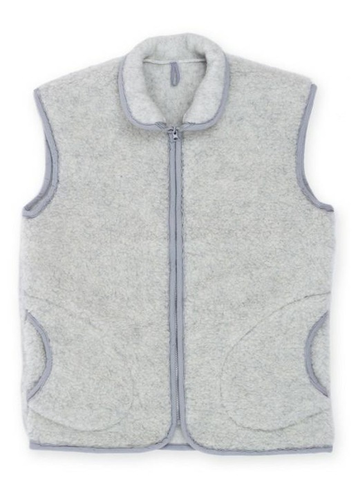 Vesta dama Kampol VERONA, lana merinos, 3 culori, proprietati de sanatate, material tricotat, M INTL