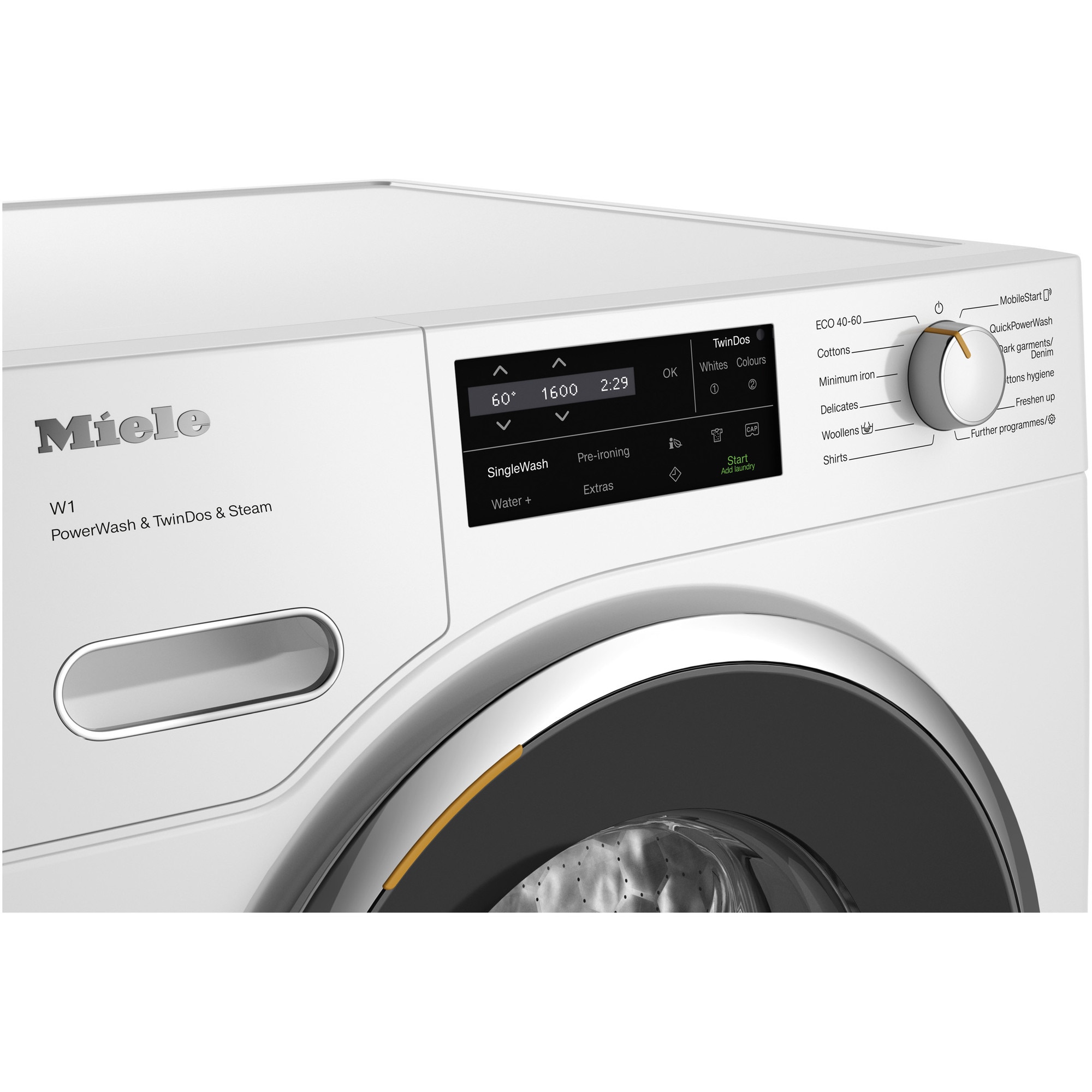 Masina de spalat rufe Miele WWI880 WCS Clasa A, 9 kg, 1600 rpm