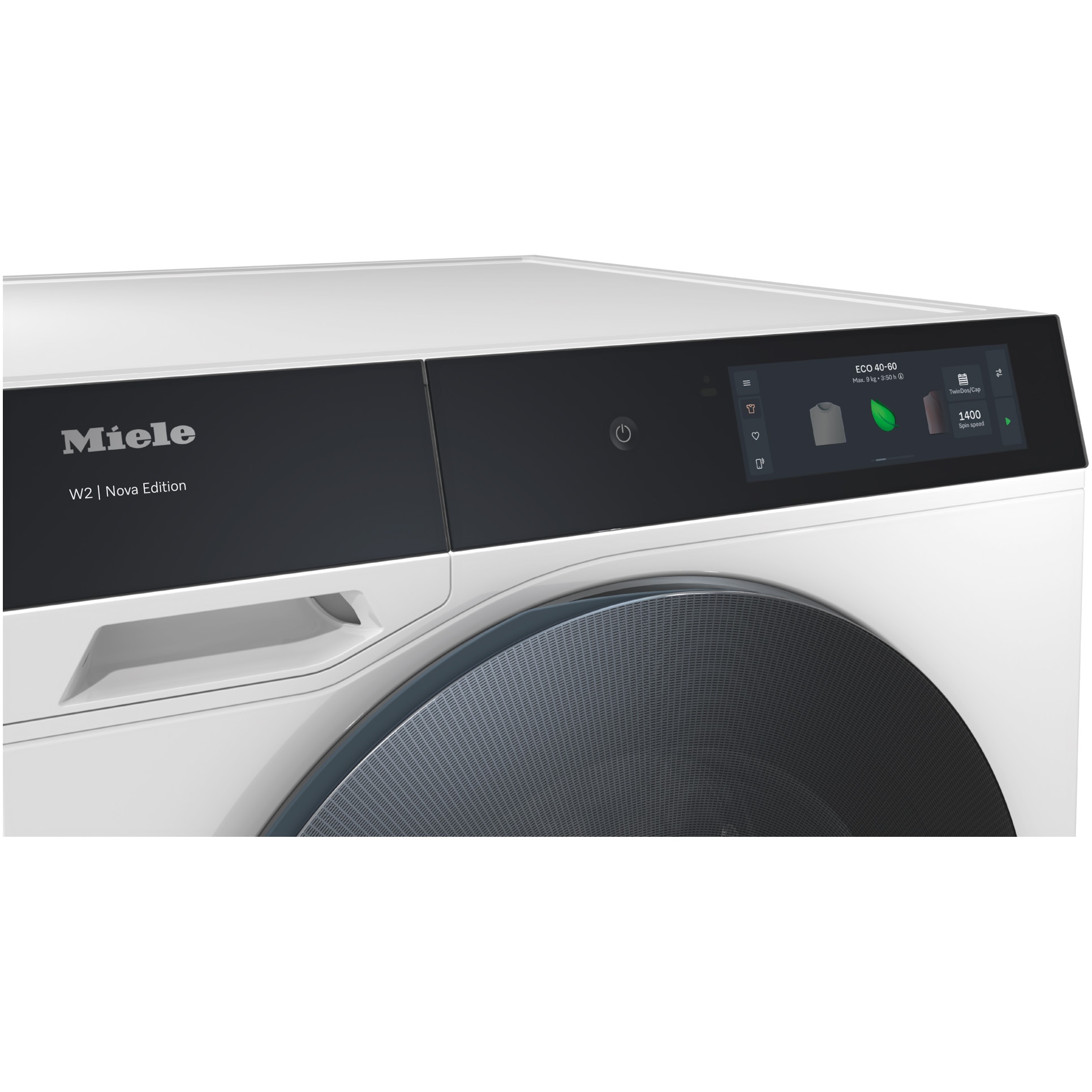 Masina de spalat rufe Miele WQ 1200 WPS, Nova Edition, 9 kg, 1400 rpm, clasa A -20 %, 60 cm, Alb