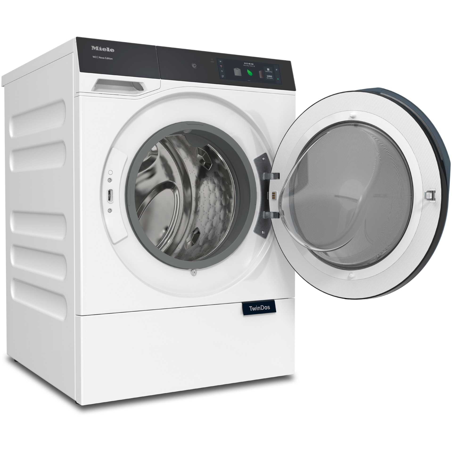 Masina de spalat rufe Miele WQ 1200 WPS, Nova Edition, 9 kg, 1400 rpm, clasa A -20 %, 60 cm, Alb
