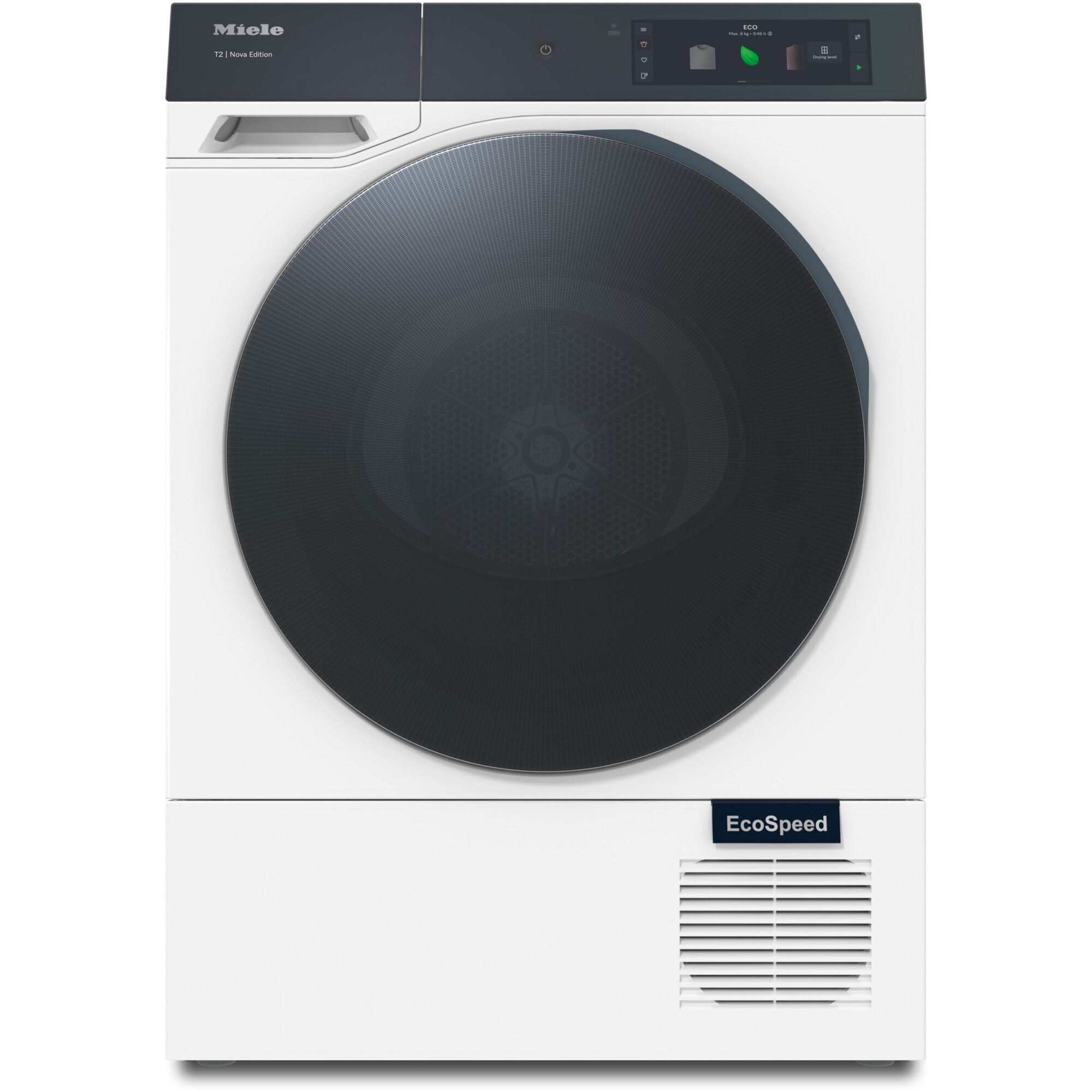 Uscator de rufe Miele TQ 1000 WP, Nova Edition, pompa de caldura, 9 kg, 25 programe, Clasa B, Alb