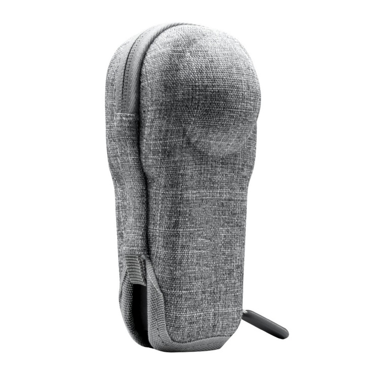 Sportkameratáska, Insta360 ONE RS, puha béléssel, vízálló és kopásálló, 145x70x73mm, kompakt és hordozható, szürke