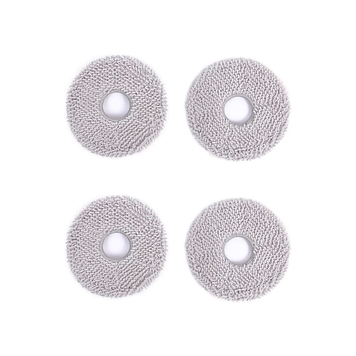 Set 2 rezerve de mop lavabil Ecovacs compatibil cu aspirator Deebot X5, Gri