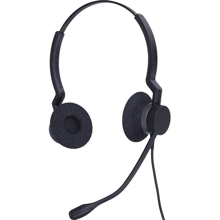 Jabra Biz 2300 USB-A MS fejhallgató – Zajszűrős mikrofon, HD hangzás, hívásvezérlés, fokozott kényelem – irodai és távmunkához