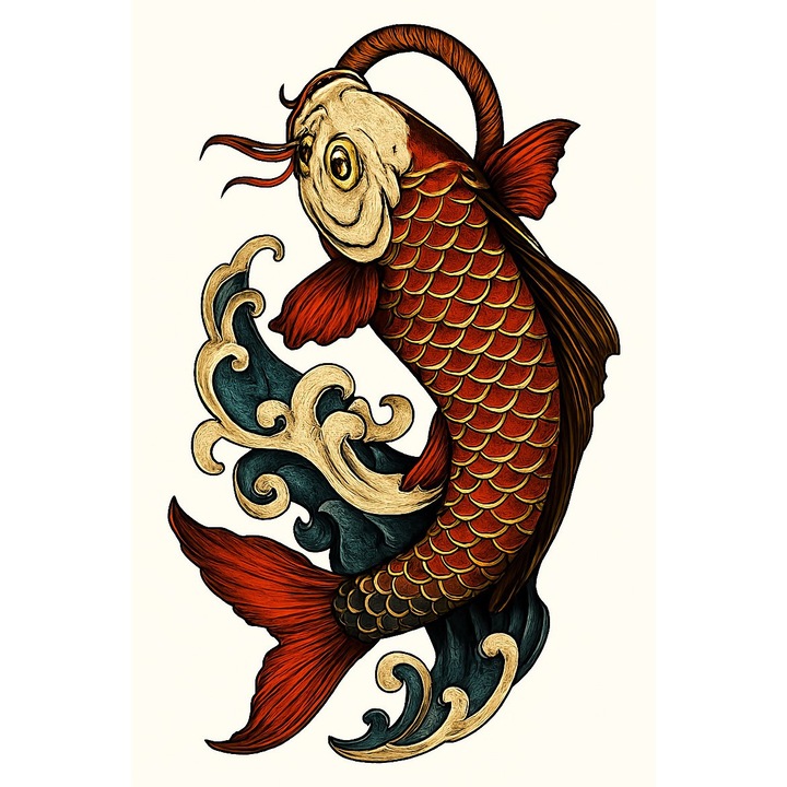 Sticker Autocolant Auto, Laptop, orice suprafata, Japonez, Multicolor, 6 cm