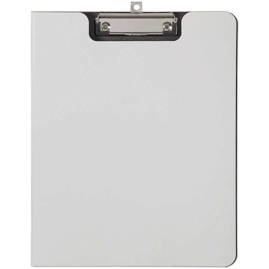 Clipboard dublu A4, plastifiat PP, MAUL Flexx - alb