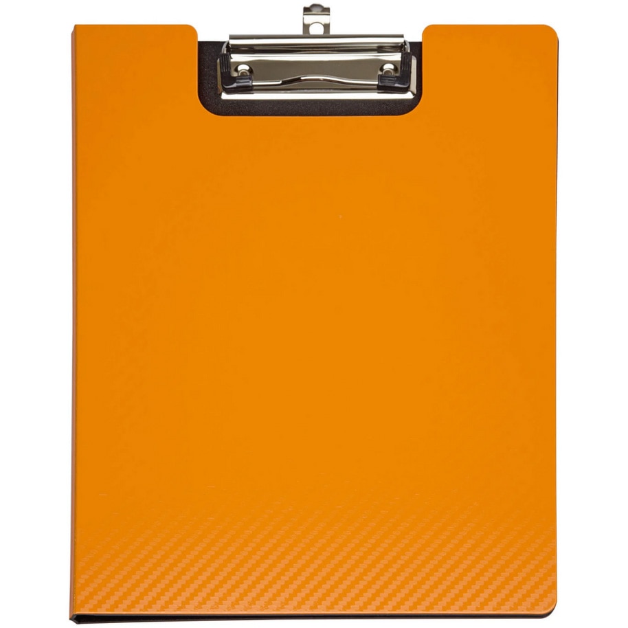 Clipboard dublu A4, plastifiat PP, MAUL Flexx - portocaliu