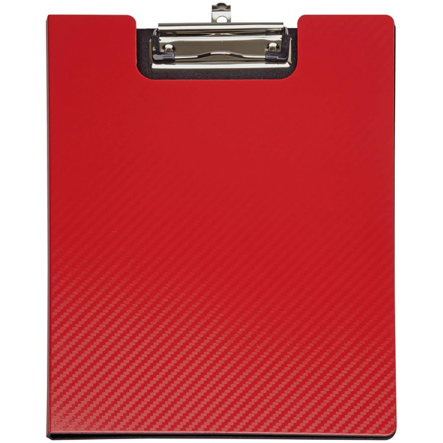 Clipboard dublu A4, plastifiat PP, MAUL Flexx - rosu