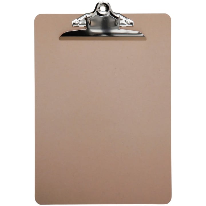 Clipboard simplu A4, din fibra lemnoasa, MAUL Classic - wood