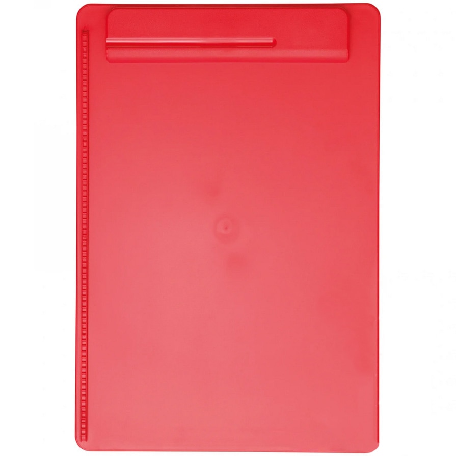 Clipboard simplu A4, din plastic reciclat, ECO MAUL Go - rosu