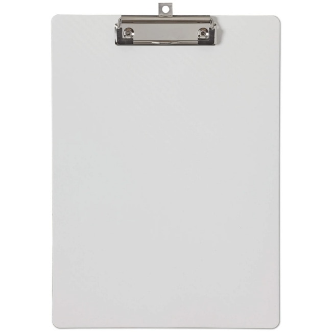 Clipboard simplu A4, plastifiat PP, MAUL Flexx - alb