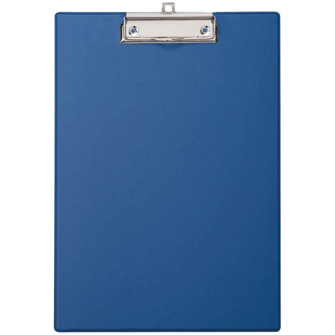Clipboard simplu A4, plastifiat PP, MAUL Poly - albastru