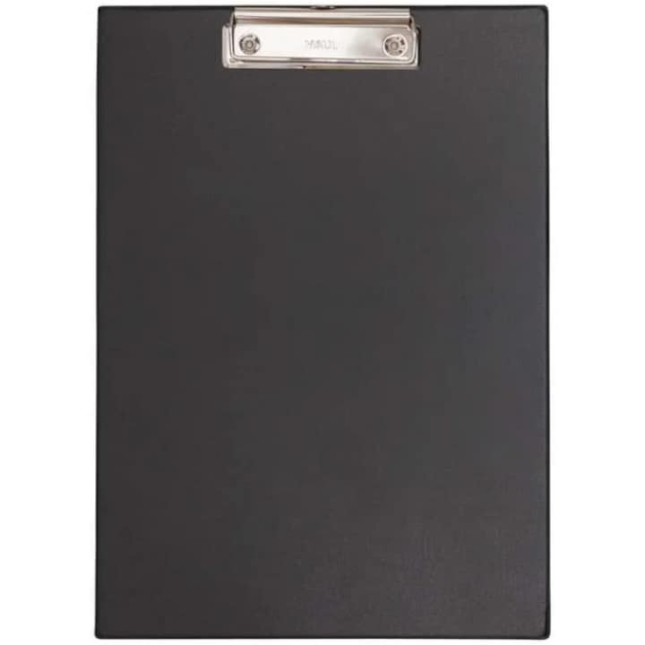 Clipboard simplu A4, plastifiat PP, MAUL Poly - negru