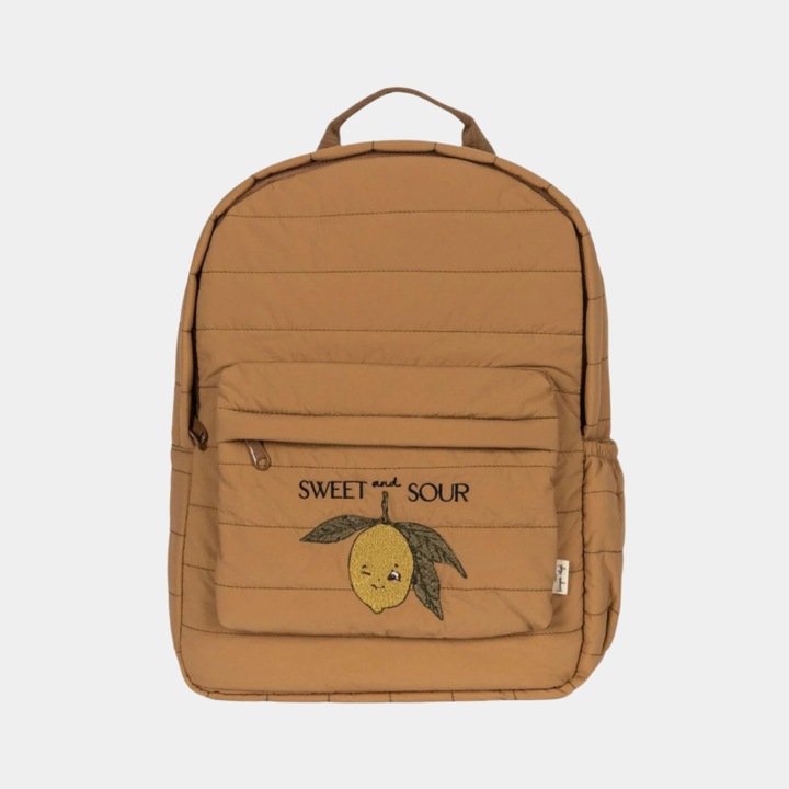 Rucsac impermeabil pentru copii Konges Sløjd, Juno tobacco brown