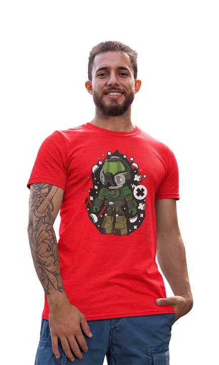 PC00036 Doom Guy, Piros