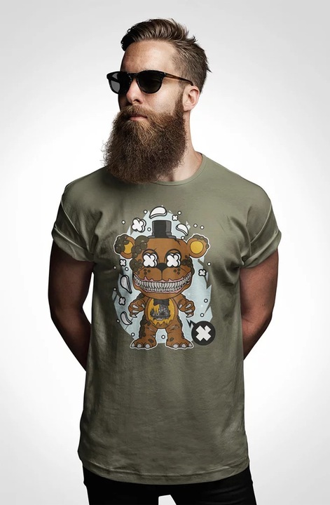 PC00041 Fredy Bear, Zöld