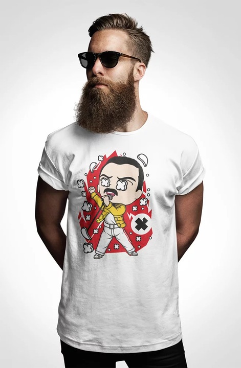 PC00043 Fredy Mercury, Fehér