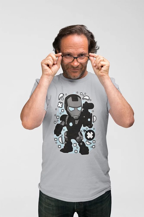 PC00052 Iron Man Black, Szürke