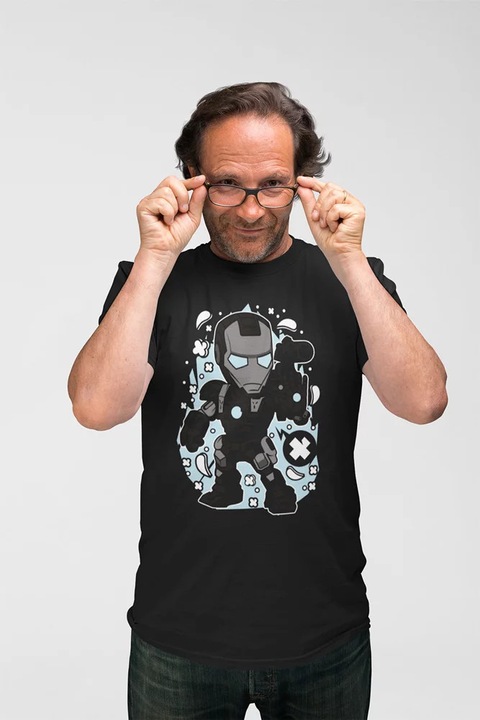 PC00052 Iron Man Black, Fekete