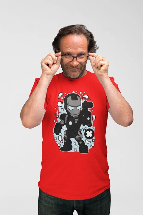 PC00052 Iron Man Black, Piros