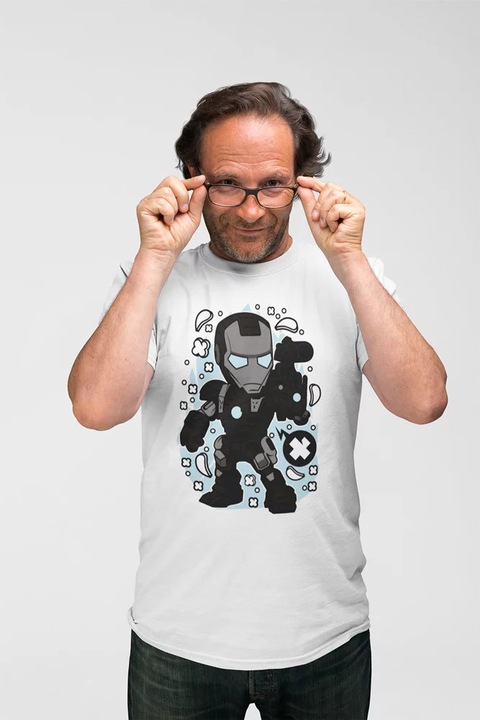 PC00052 Iron Man Black, Fehér