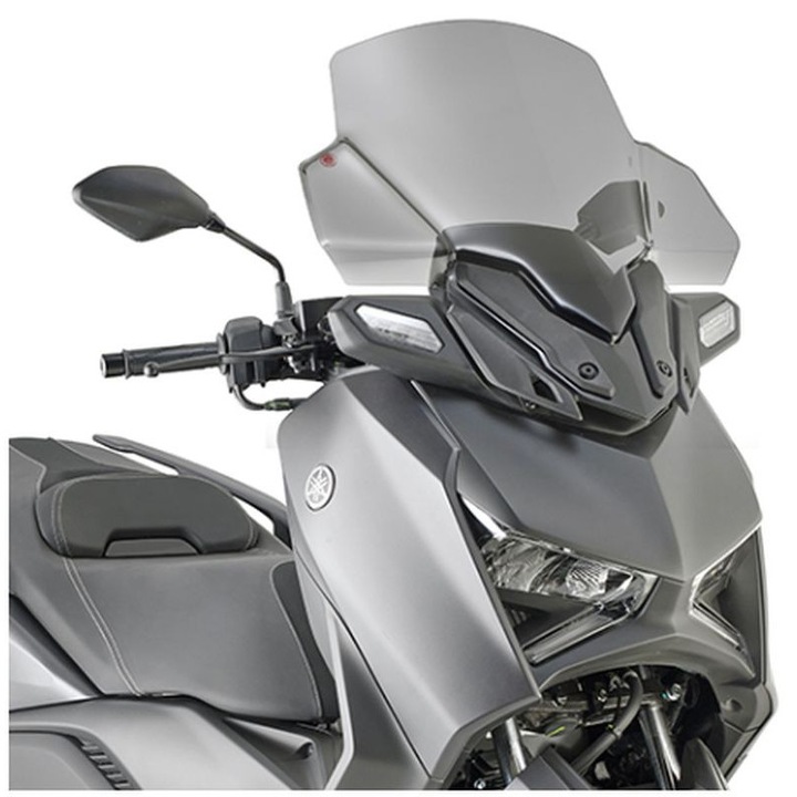 Motorkerékpár szélvédő, Kappa, füstölt, YAMAHA XMAX 300 '23-hoz