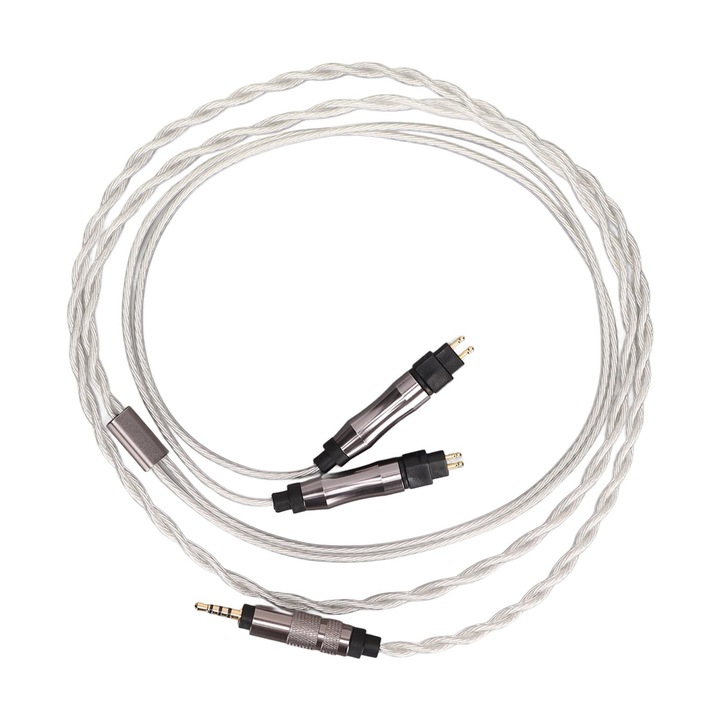 Cablu de inlocuire cu placa de argint pentru casti Sennheiser HD414 HD650 HD600 HD580 HD25 HD535, 36 de fire