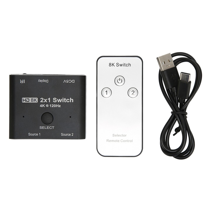 HDMI 2.1 kapcsoló 8K 60Hz 4K 120Hz splitterhez