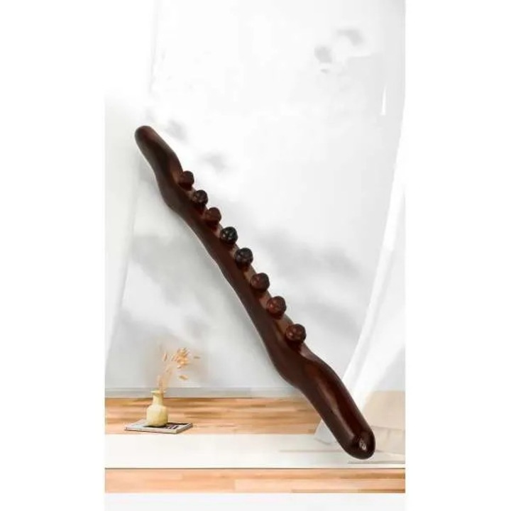Dispozitiv Multifunctional, lemn de esenta tare, MaderoTerapie/Masaj Anticelulitic /Slimming /Drenaj, cu 10 bile fixe
