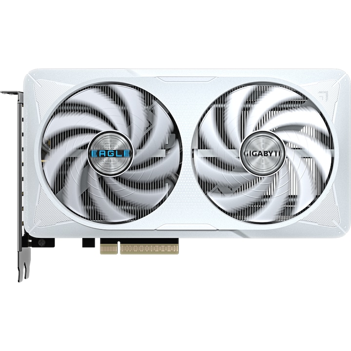 Видеокарта GIGABYTE GeForce RTX 5060 EAGLE OC ICE 8G, GDDR7, 128 bit, Бяла