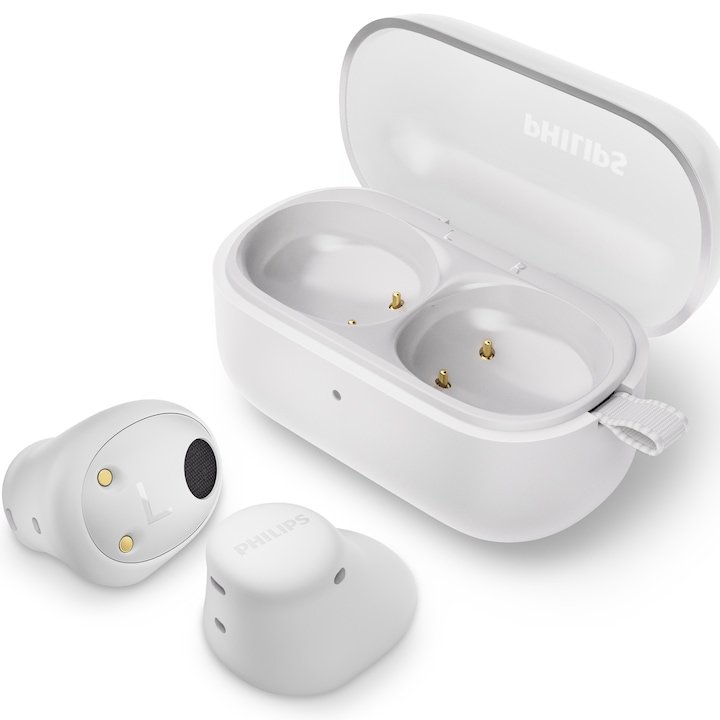 Слушалки In-Ear PHILIPS TAT2149WT/00, True Wireless, Bluetooth, Микрофон, Multipoint, IPX4, Бял