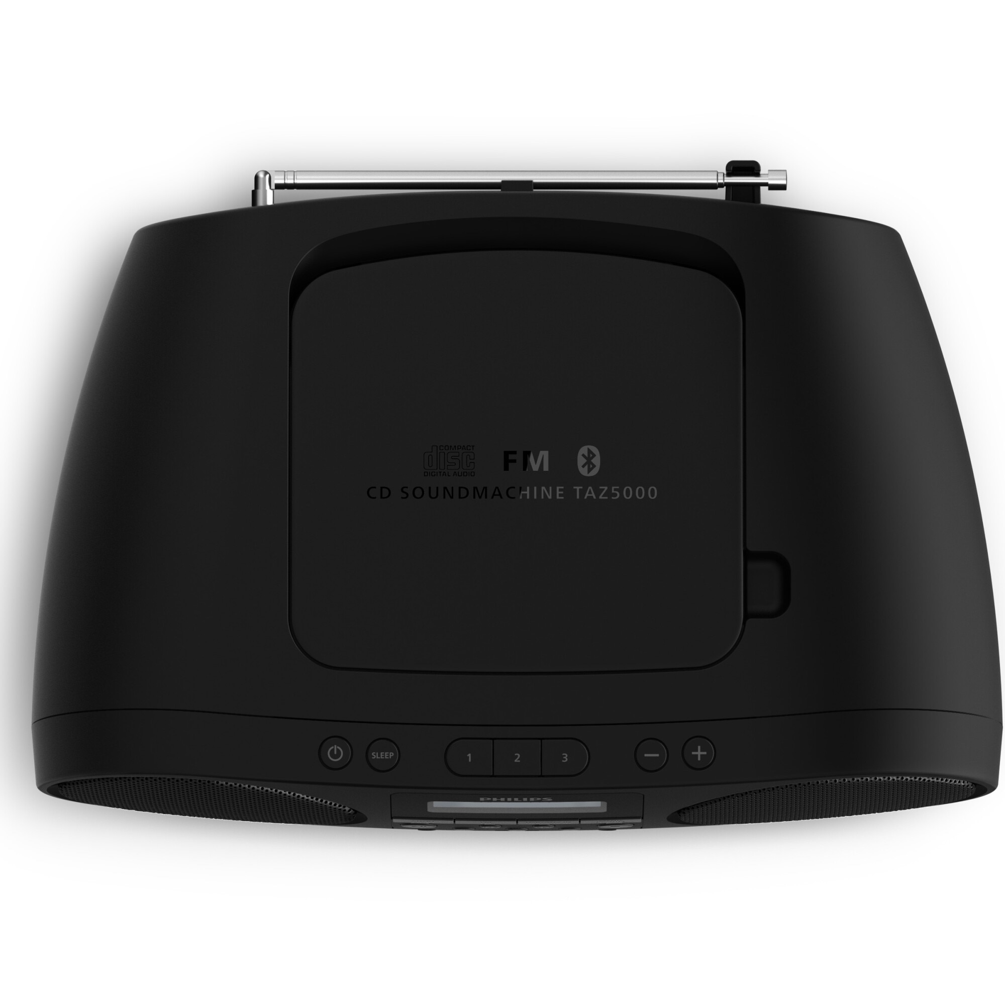 Philips TAZ5000 Lecteur de CD/Radio FM Tout-en-Un, Bluetooth 5.4, USB, Batterie/Alimentation CA, Amplification Dynamique des Basses (Dynamic Bass), matériaux recyclés et Prise Casque 3,5 mm Philips TAZ5000 Lecteur de CD/Radio FM Tout-en-Un, Bluetooth 5.4, USB, Batterie/Alimentation CA, Amplification Dynamique des Basses (Dynamic Bass), matériaux recyclés et Prise Casque 3,5 mm